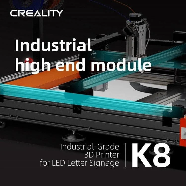 Creality K8 Csatorna betűs 3D Nyomtató