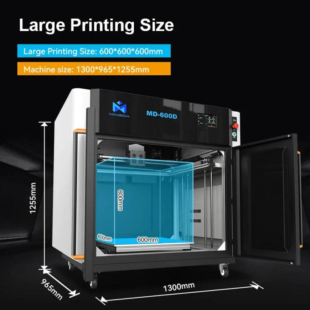Mingda MD600D Kétfejes 3D-nyomtató