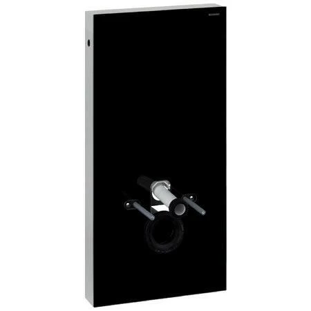 Geberit Monolith szerelőmodul fali WC-hez, fekete,101cm - kifutó, helyette: 131.021.SJ.6