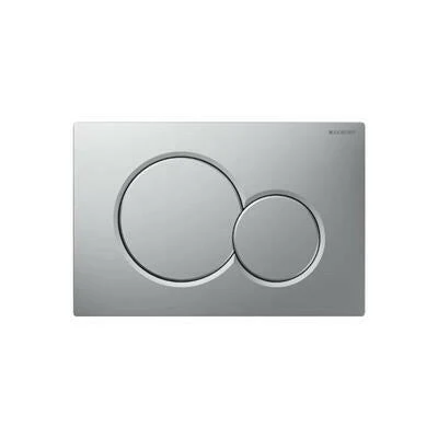 Geberit Sigma01 nyomólap matt króm easy-to-clean bevonattal 2 mennyiséges
