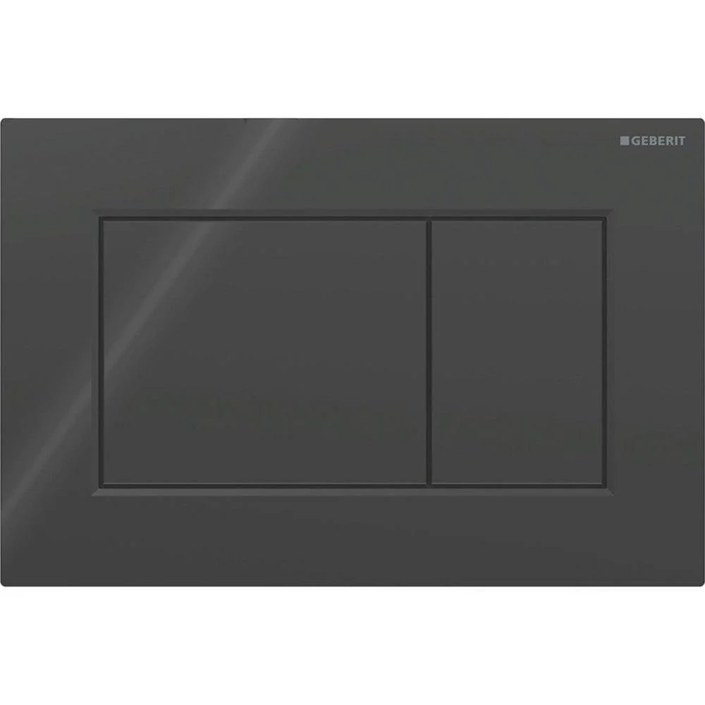 Geberit Sigma01 square nyomólap fényes fekete 2 mennyiséges (115.660.DW.1)