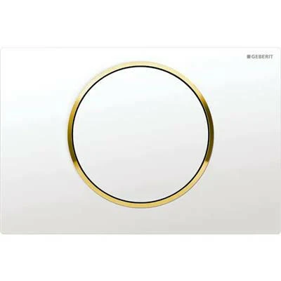 Geberit Sigma10 nyomólap fehér / arany / fehér (115.758.KK.5)