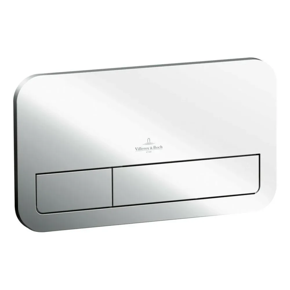 Villeroy&Boch ViConnect nyomólap 200S, Dual flush, króm (92249061)