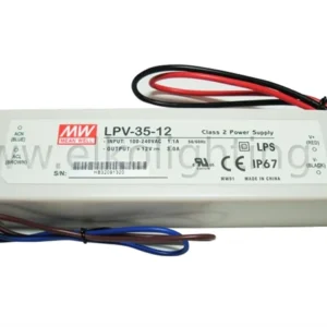 Tápegység LED szalaghoz, DC12V/3A/35W, IP67
