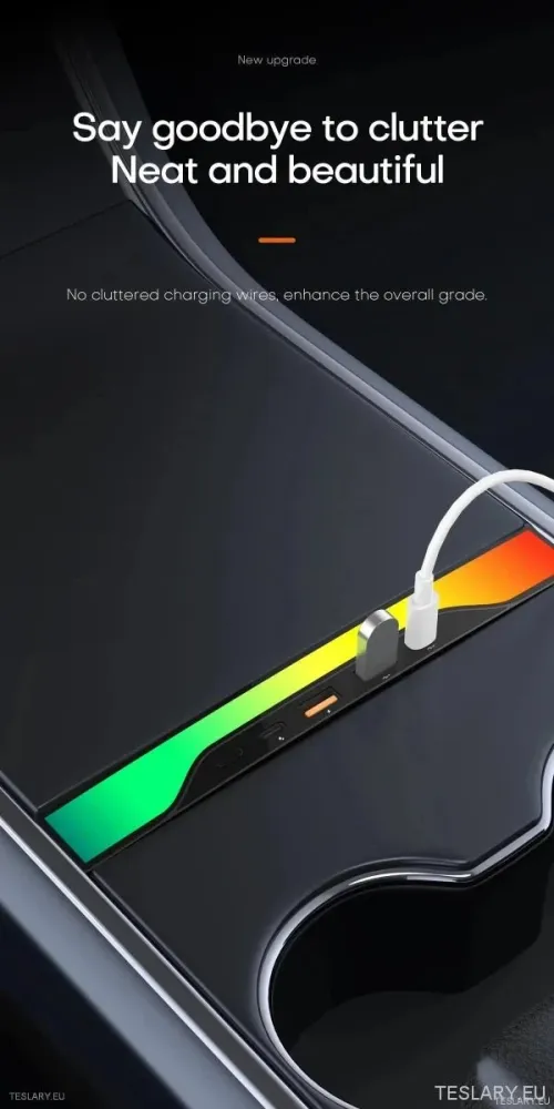 4 -ben 1 RGB USB Expansion Hub Tesla 3/Y -hez