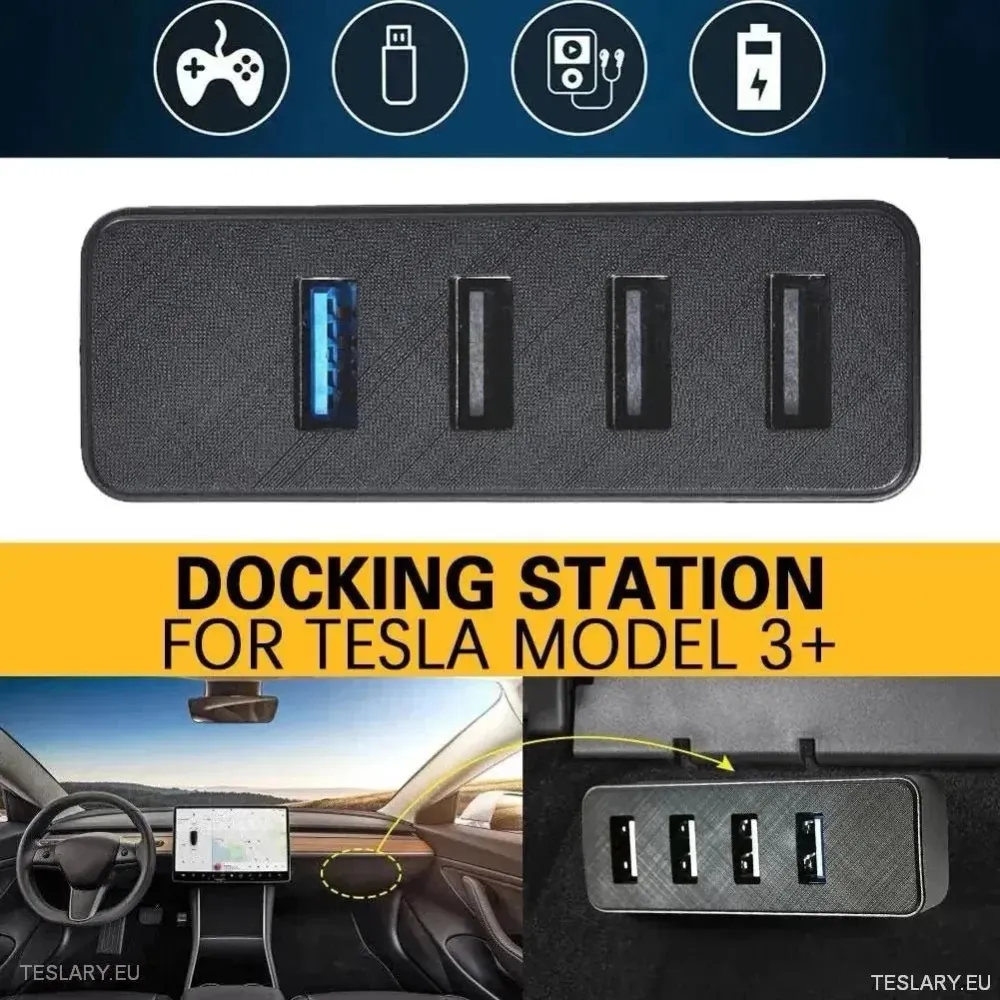 Tesla 3 Highland kesztyű doboz dokkoló állomás 4 portok