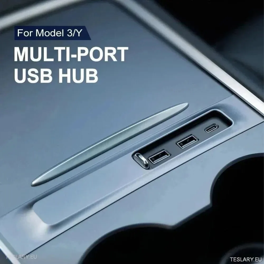 3 az 1 -ből az USB prémium bővítési központja Tesla 3/Y -hez