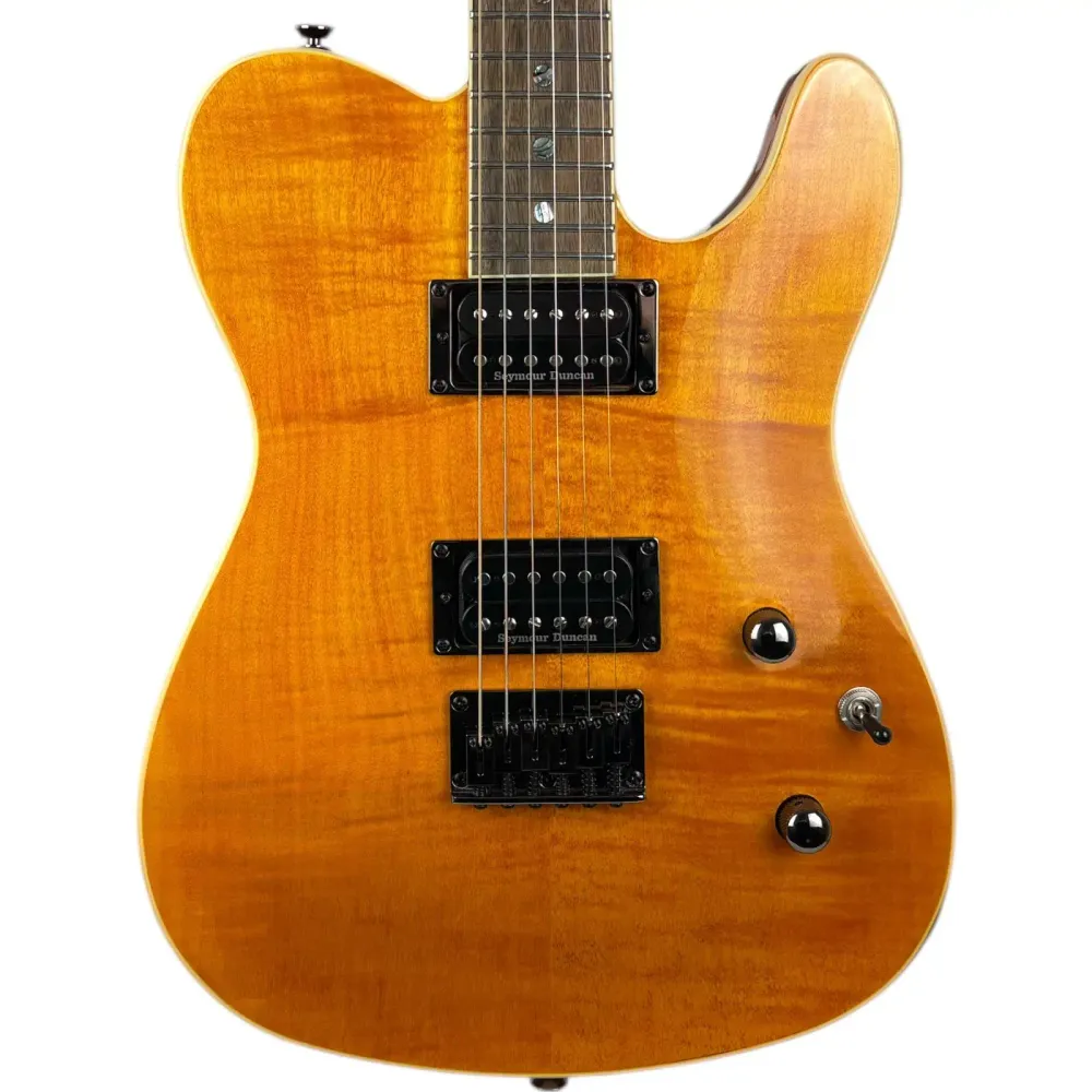 Fender Custom Telecaster FMT HH - Borostyán