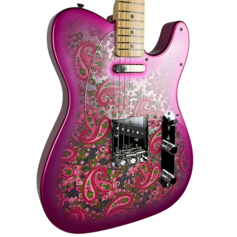 Fender Japan Limited Telecaster 2025 - Rózsaszín Paisley