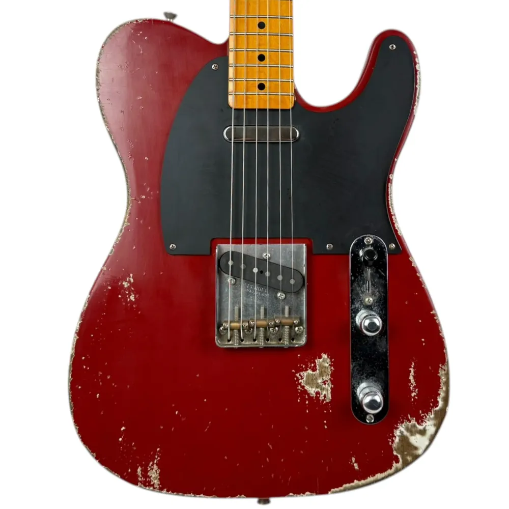 Fender MJT 50-es évek újrakiadás Telecaster - Dakota vörös - Heavy Relic