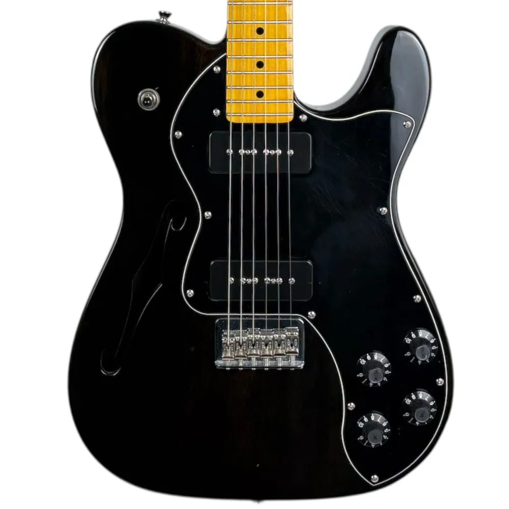 Fender Modern Player Telecaster Thinline Deluxe 2014 - Fekete Áttetsző