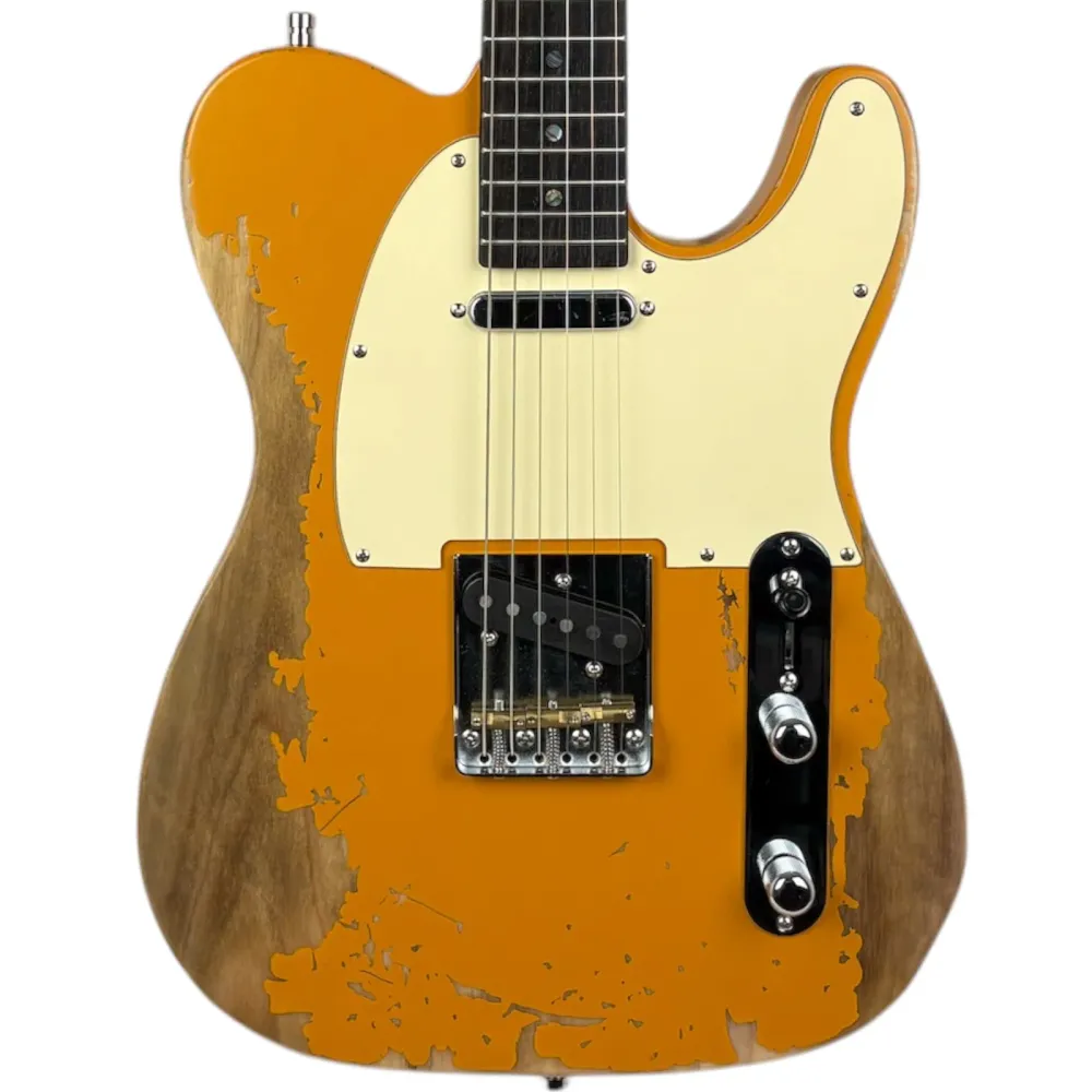 Henry’s Telecaster Heavy Relic 2025 – Narancssárga