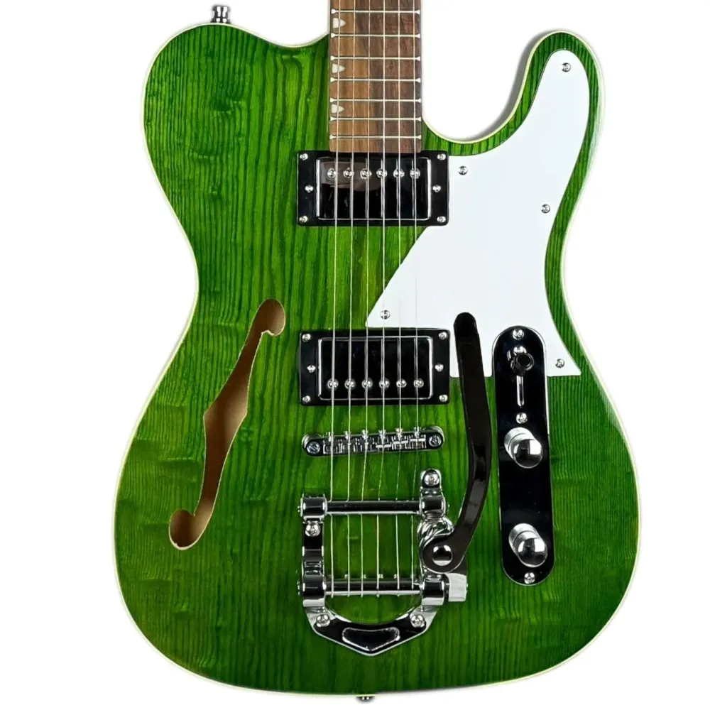 HK Telecaster Thinline - Zöld