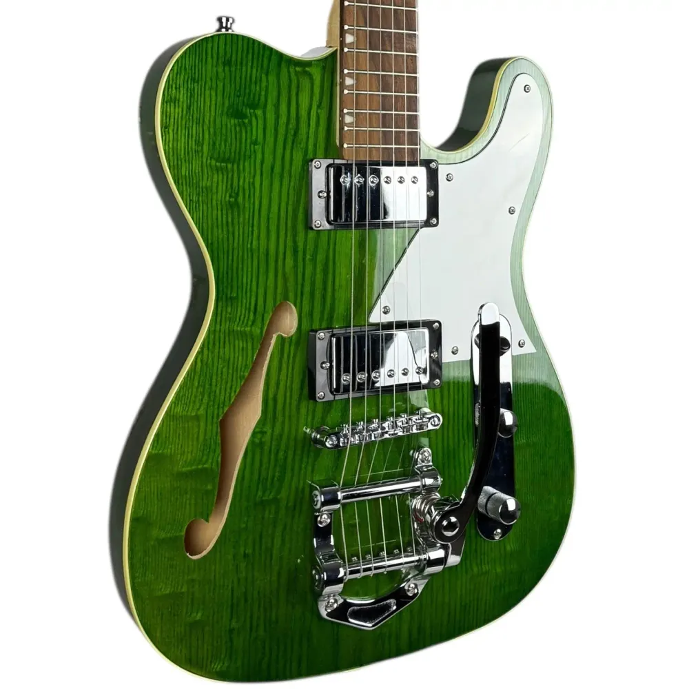 HK Telecaster Thinline - Zöld
