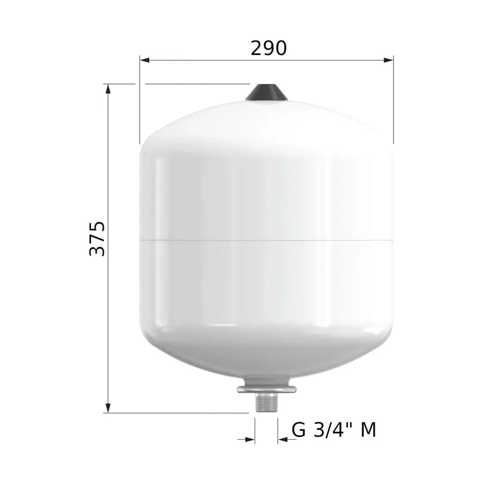 Flamco Flofix ivóvizes tágulási tartály 18L/4 (10bar) (25292)