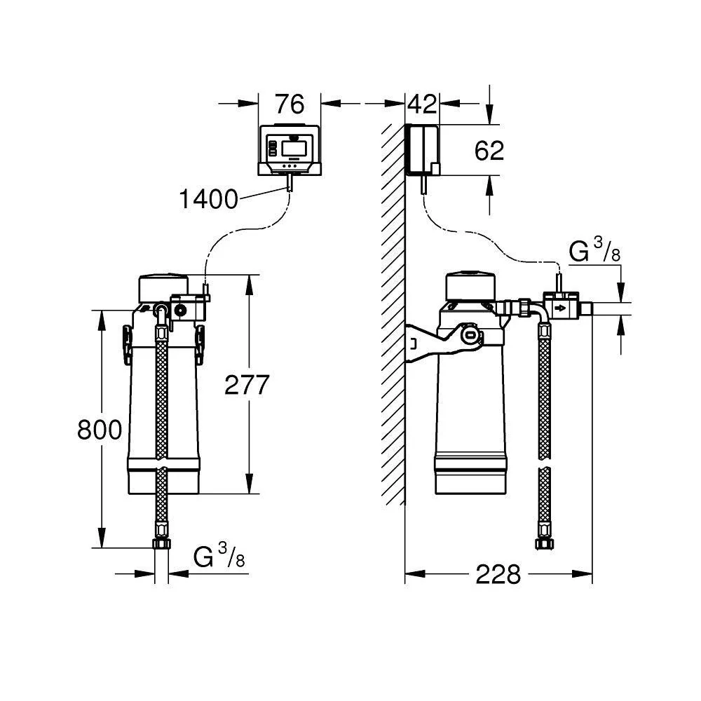 Grohe Blue S-es méretű szűrőfilter kezdőkészlet (40438001)