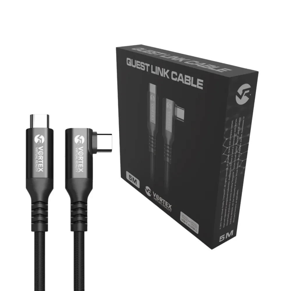 5 méteres kábel VortexVR USB-C és Meta Quest Link között | Quest 3S Quest 3 Quest 2 felé