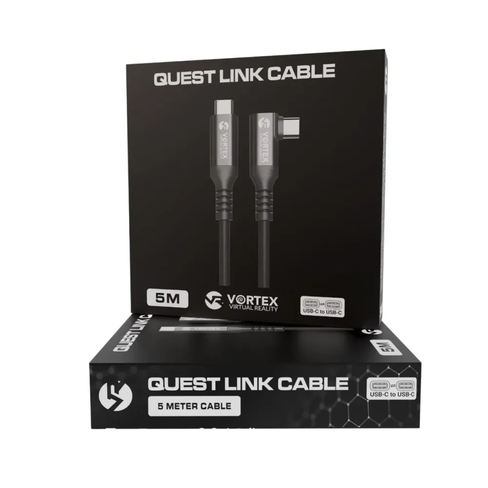 5 méteres kábel VortexVR USB-C és Meta Quest Link között | Quest 3S Quest 3 Quest 2 felé