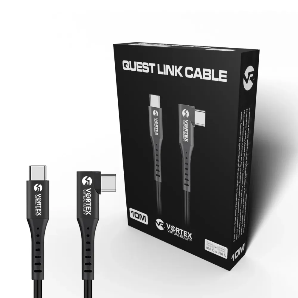 10 méteres kábel VortexVR USB-C és Meta Quest Link között | Quest 3S Quest 3 Quest 2