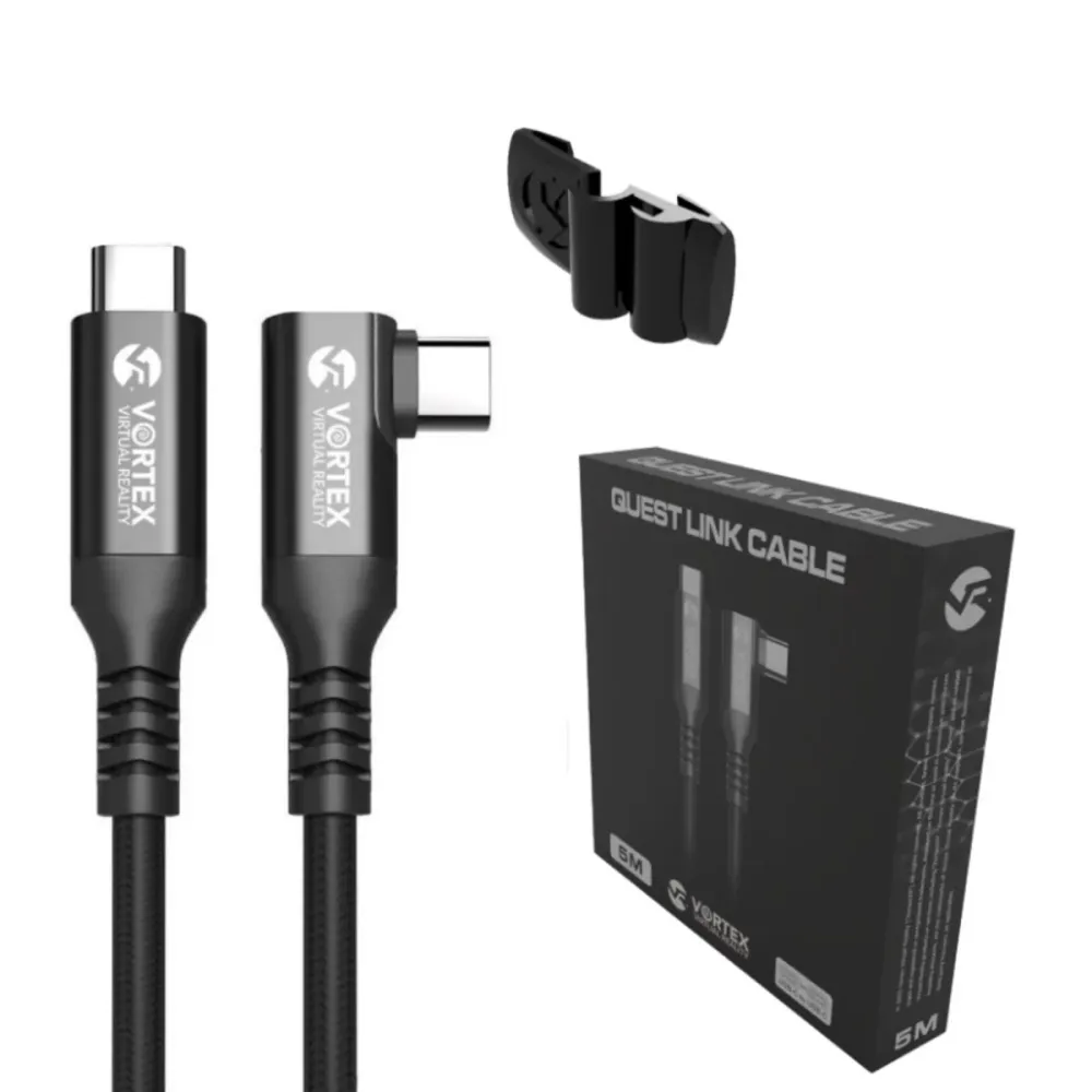 VortexVR kábel 5m + rögzítő | USB-C | Quest 3 Quest 3S Quest 2