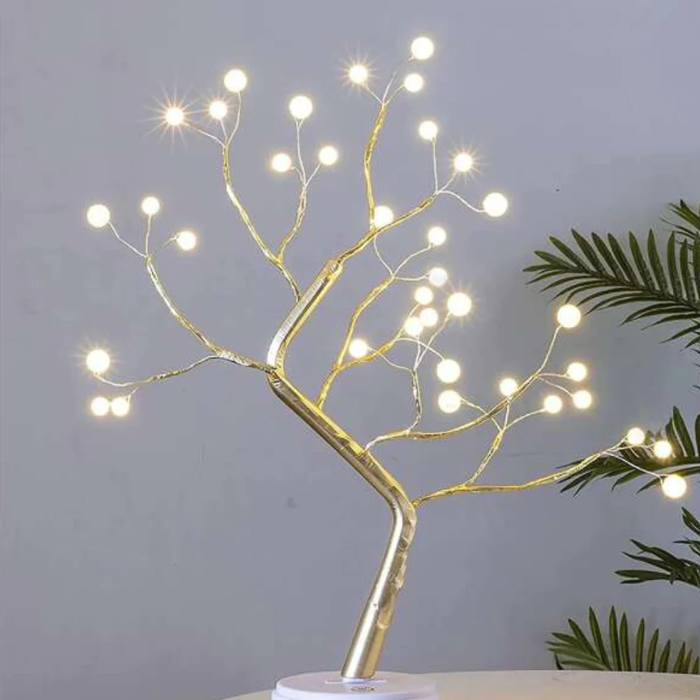 Karácsonyi bonsai LED dekorációs asztaldísz