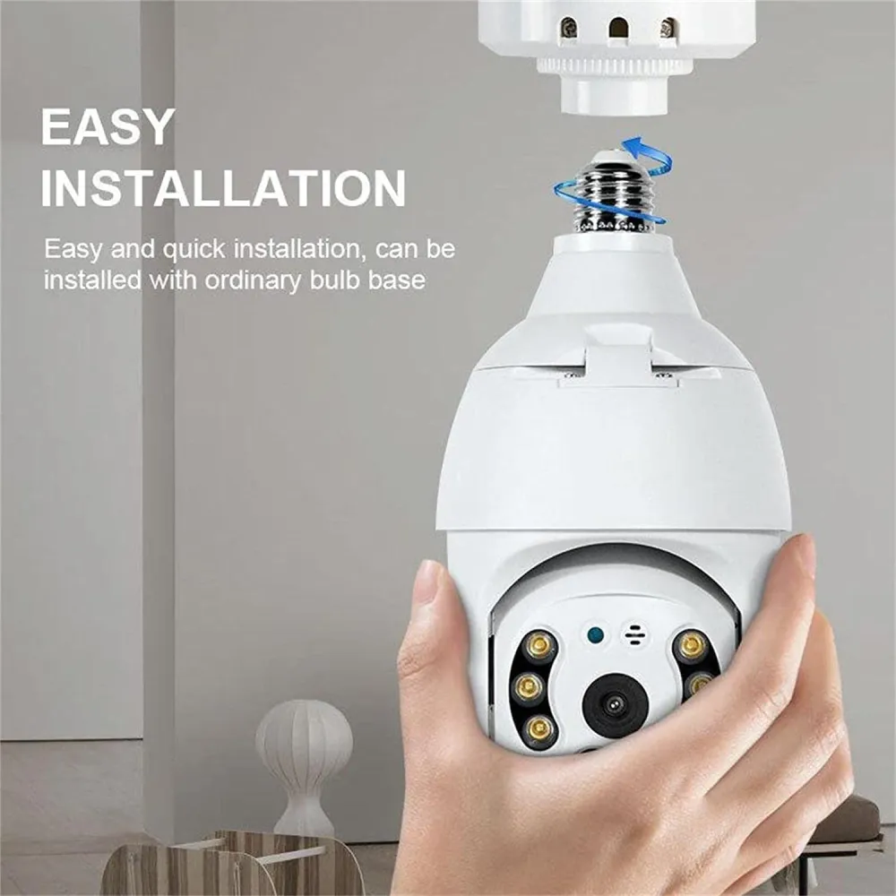 Forgatható Smart Wifi IP kamera E27