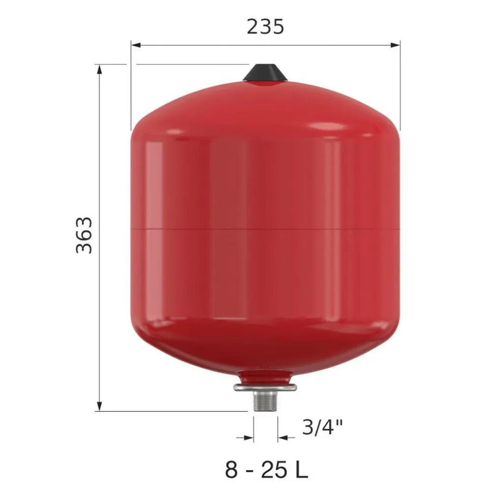 Flamco Baseflex tágulási tartály 12/1,5 (6bar) (25301)