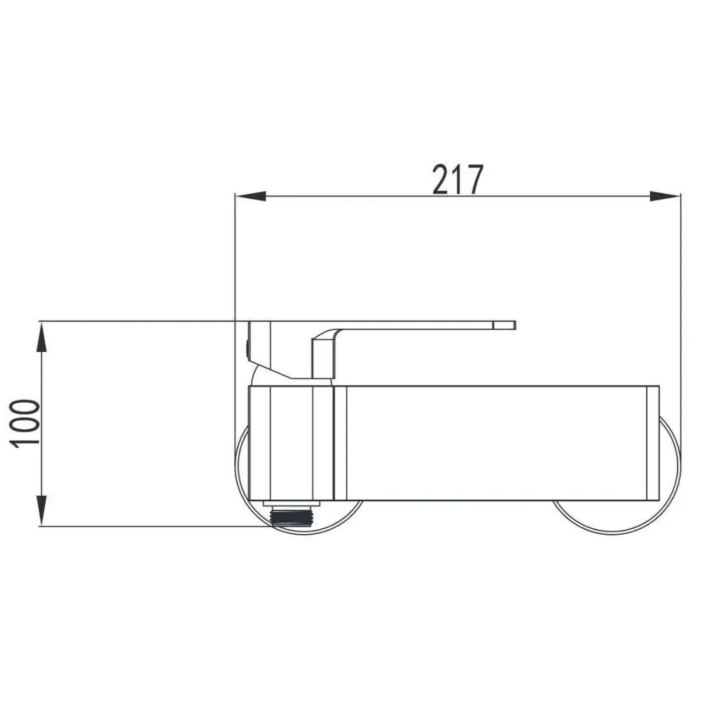 Wellis Faust zuhany csaptelep, 10x21,7 cm (ACS0226)