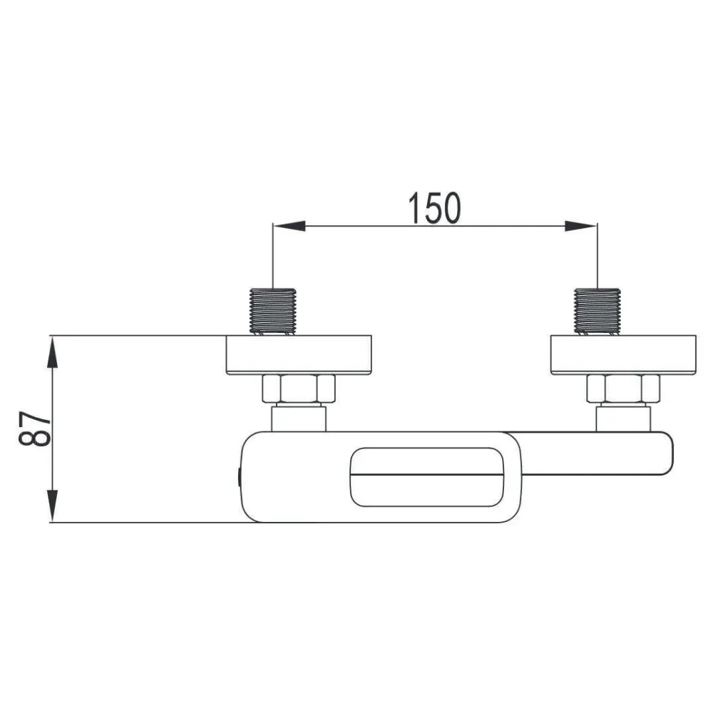 Wellis Faust zuhany csaptelep, 10x21,7 cm (ACS0226)