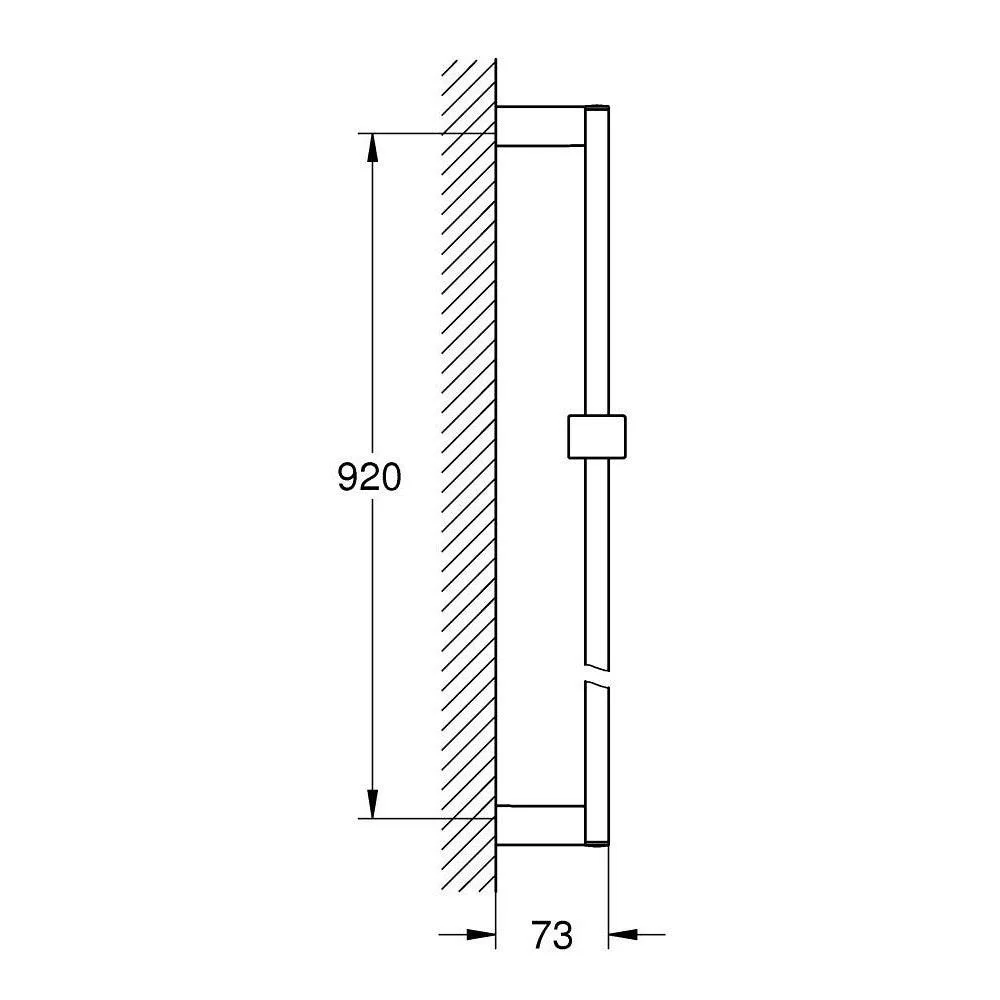 Grohe Euphoria Cube zuhanyrúd 90cm-es (27841000)