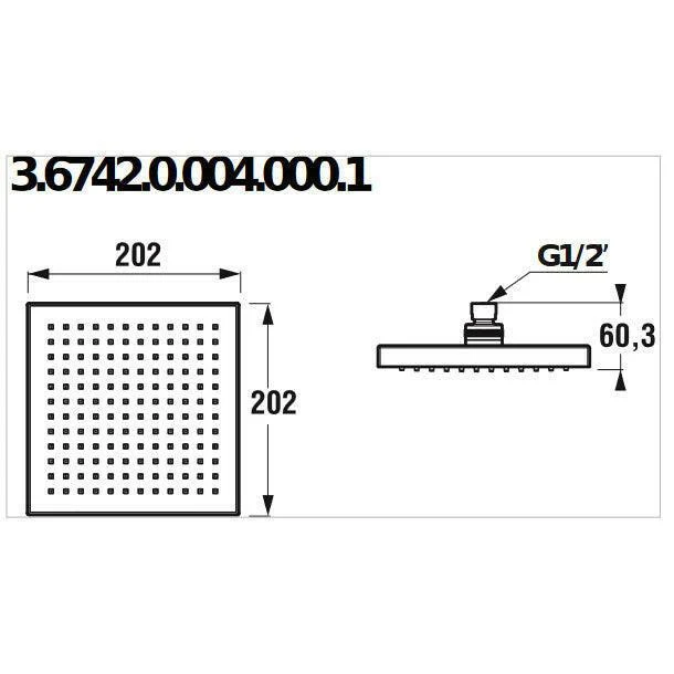 Jika Cubito fejzuhany, króm ( H3674200040001 )