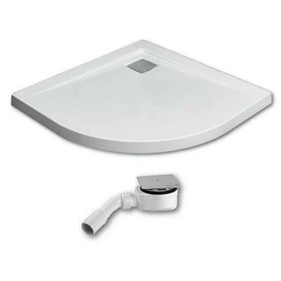 Radaway Argos zuhanytálca 90x90 cm akril, lapos, R399 szifonnal 4AA99-01