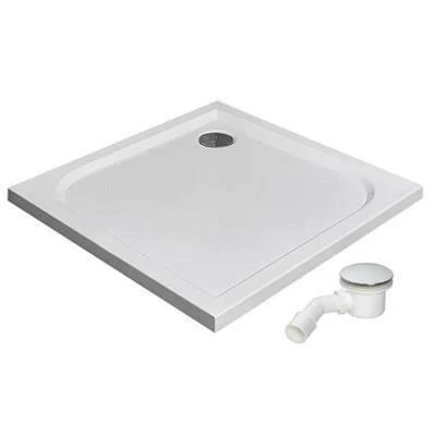 Radaway Delos C zuhanytálca 80x80 cm akril, lapos, ST90 szifonnal SDC0808-01