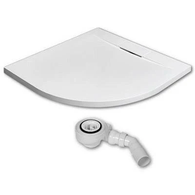 Radaway Giaros zuhanytálca 90x90 cm műmárvány, lapos, 5SL1 szifonnal MKGA9090-03
