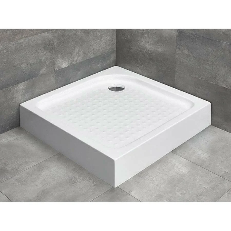 Radaway Rodos C zuhanytálca 90x90 cm akril, előlapos, lábbal, ST90 szifonnal 4K99155-04