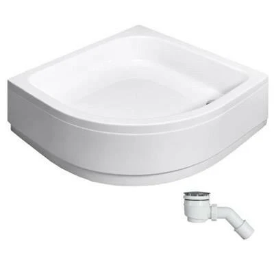 Radaway Samos zuhanytálca 90x90 cm akril, lábbal, levehető előlappal, ST50 szifonnal 4S99300-03
