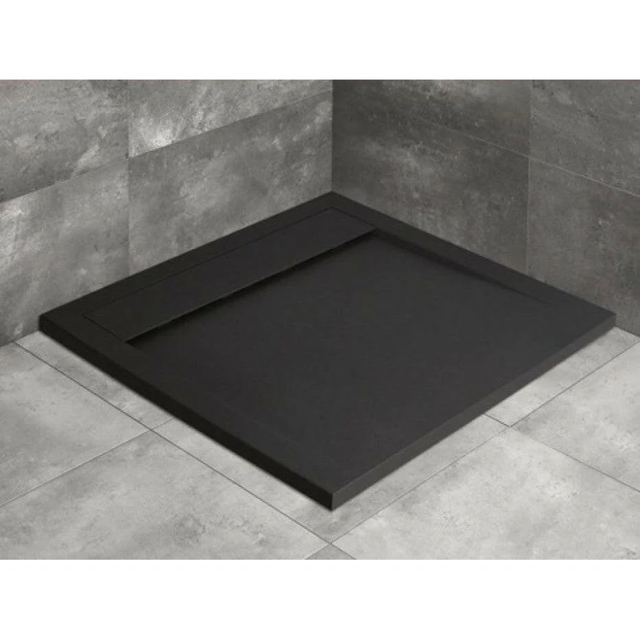 Radaway Teos C műmárvány zuhanytálca 80x80 black (HTC8080-54)